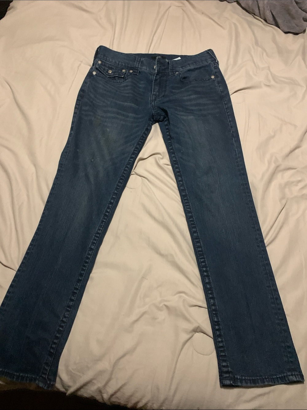 True Religion Men’s Slim Dark Blue Jeans
